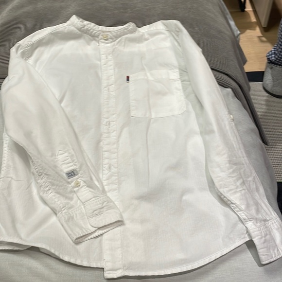 Mock neck button down shirt boys - Picture 1 of 1